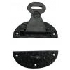 4.2 Inch "Pekah" Antique Cast Iron Hasp and Staple for Chest/Trunks